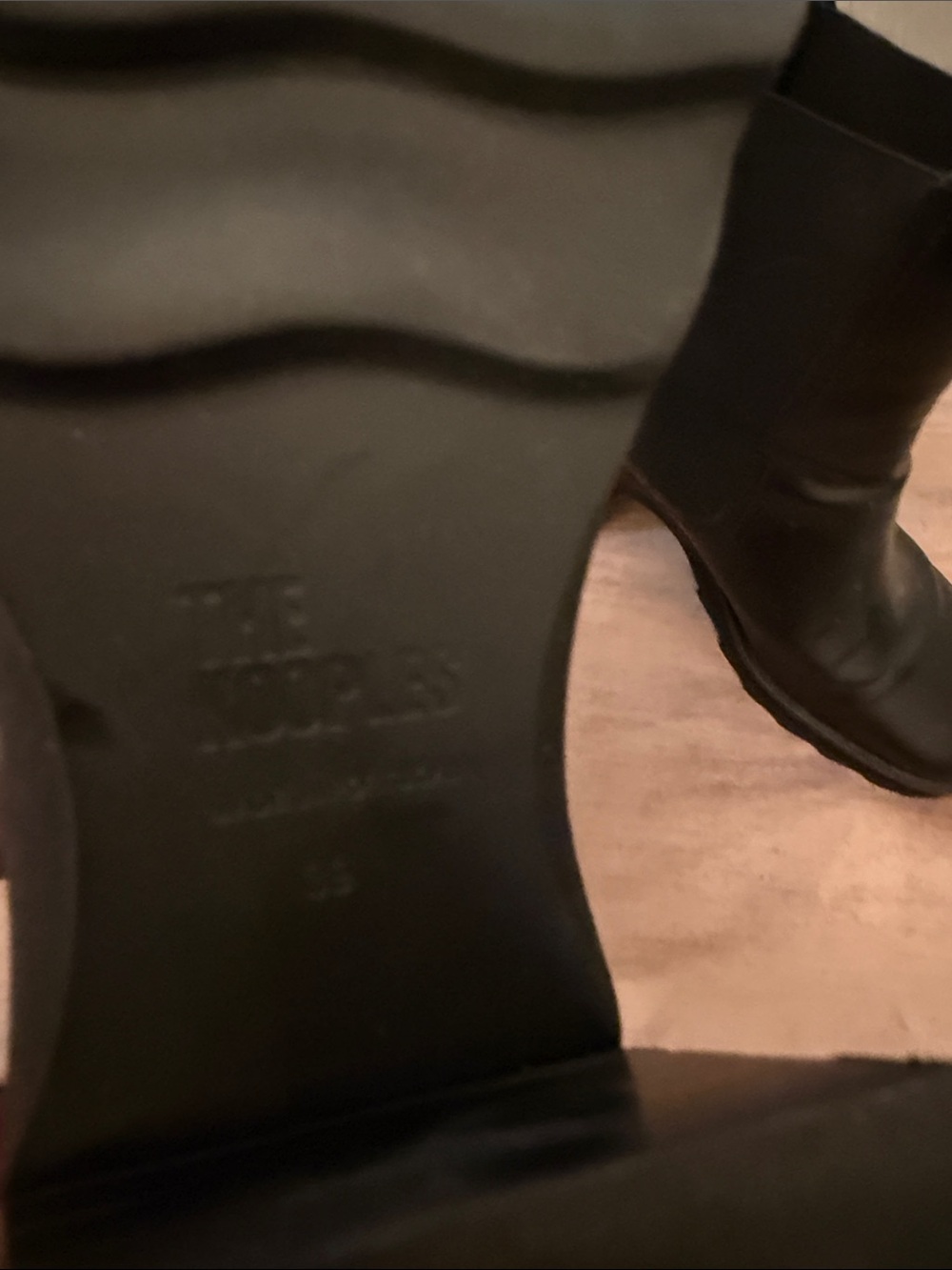 The Kooples Black Stretch Chelsea Ankle Boots - Picture 5 of 5
